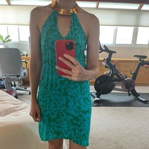 Caffe swim silk dress